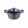 Casserole with lid Ø 24 cm. Dark Casserole with lid Ø 24 cm. Dark