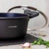 Casserole with lid Ø 24 cm. Dark Casserole with lid Ø 24 cm. Dark