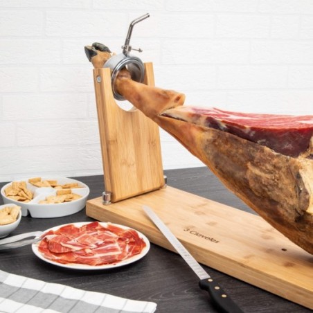 Folding Rotating Ham Holder wood