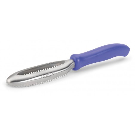 Stainless Professional Fish Scaler Blue