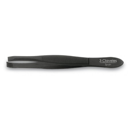 Claw Tweezer Black grooved