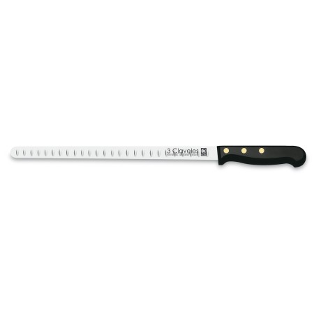 POM Hollow Edge Slicing Knife & Sharpening Steel Set