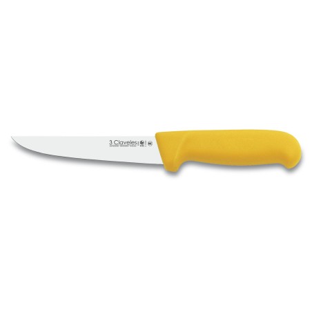 Wide Boning Knife yellow