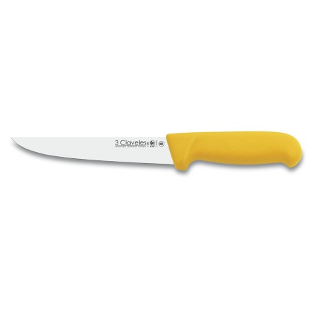 Wide Boning Knife yellow